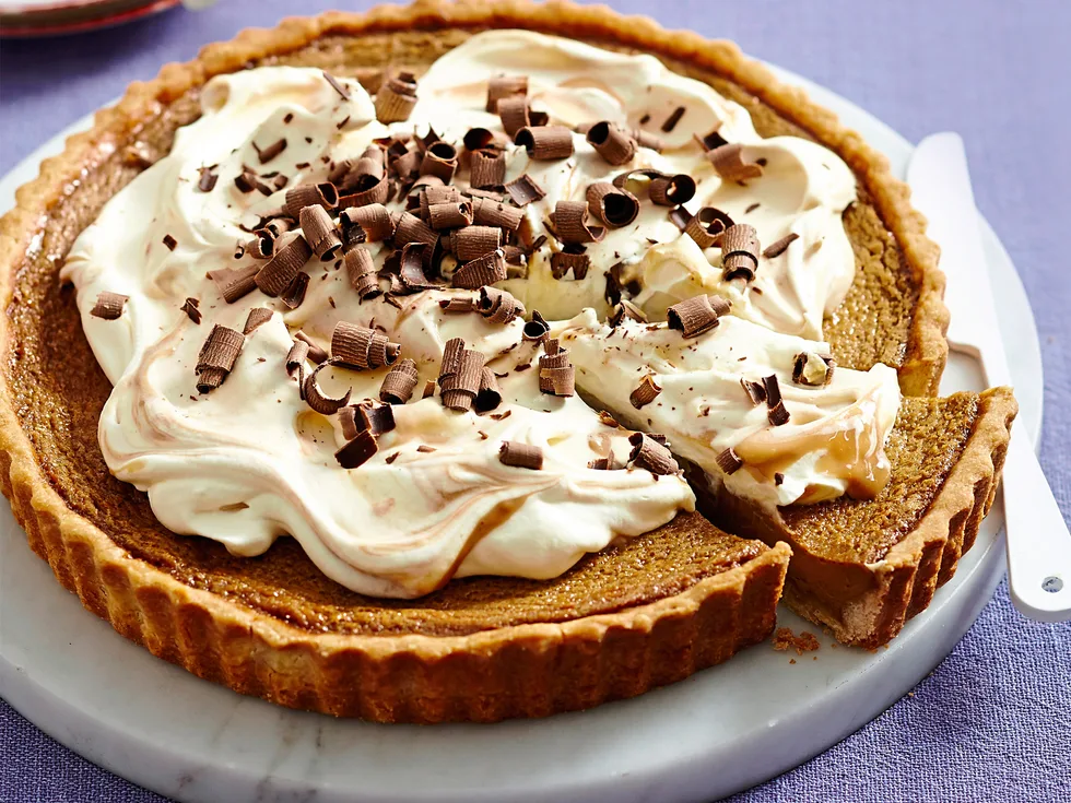 Caramel latte tart