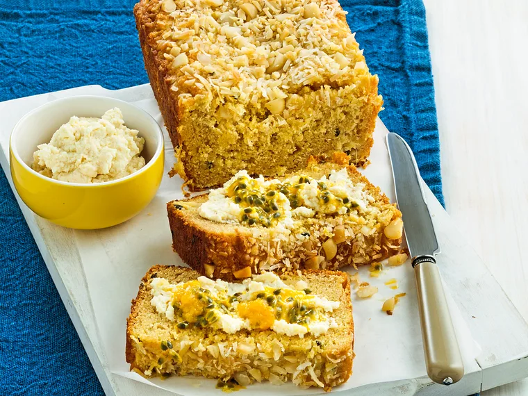 Passionfruit and pineapple bread