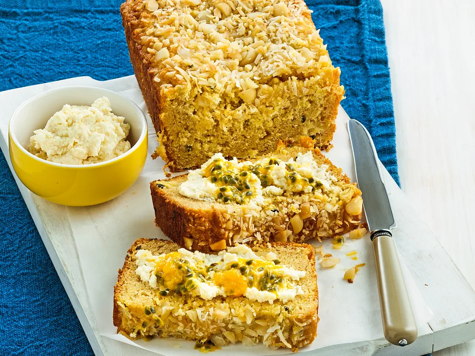 Passionfruit and pineapple bread