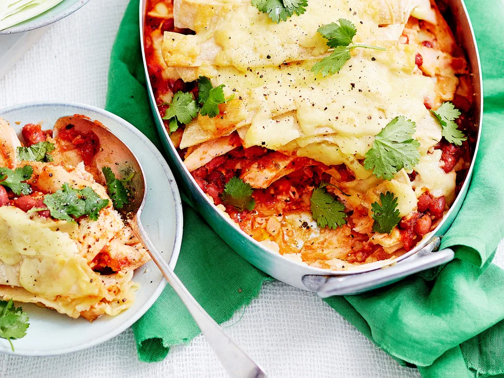 Chicken tortilla bake
