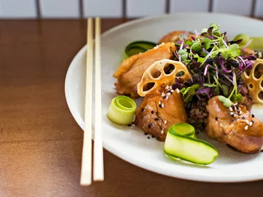 Blind Basket teriyaki chicken