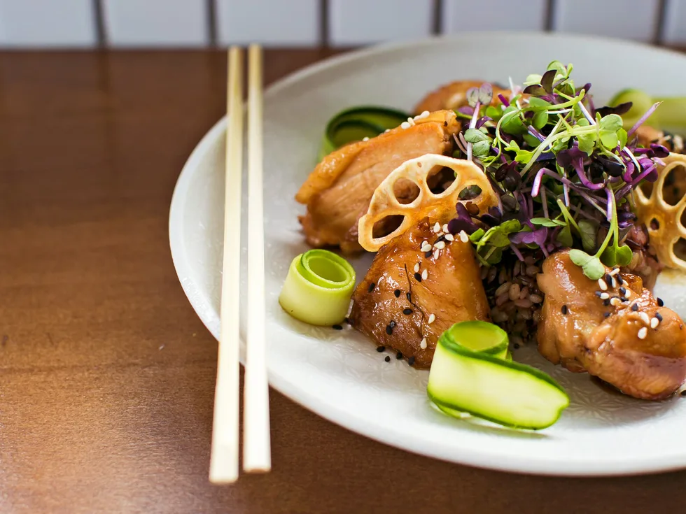 Blind Basket teriyaki chicken