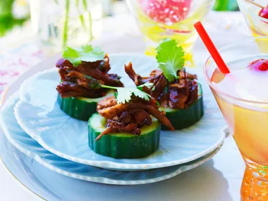 Sticky chicken bites