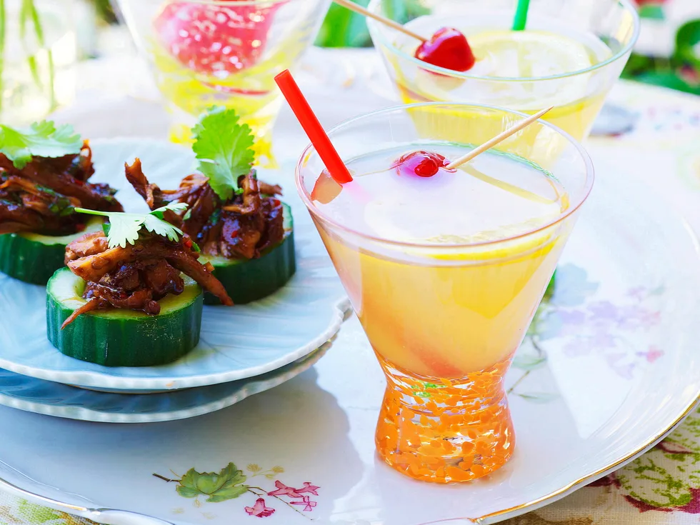 Quick whiskey sour