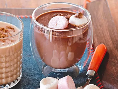 Homemade Mexican hot chocolate