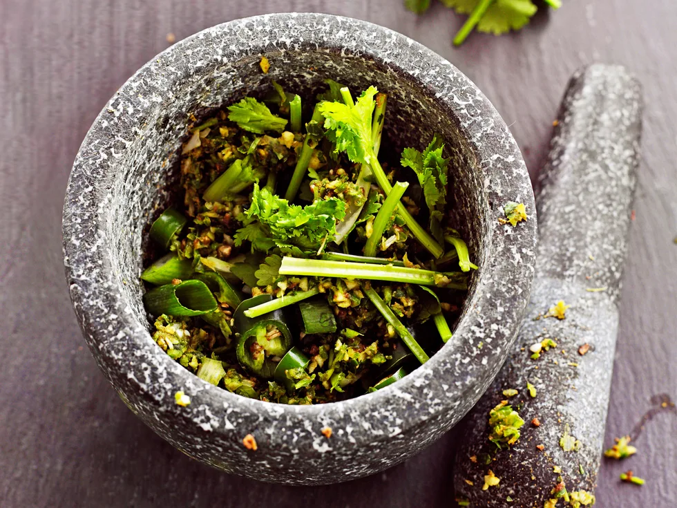 Green curry paste