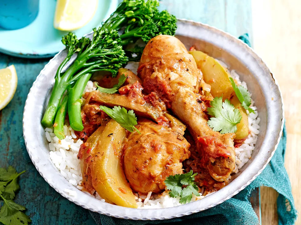 African chicken and peanut curry