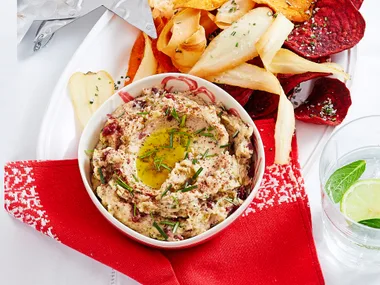 Butter bean and cranberry dip