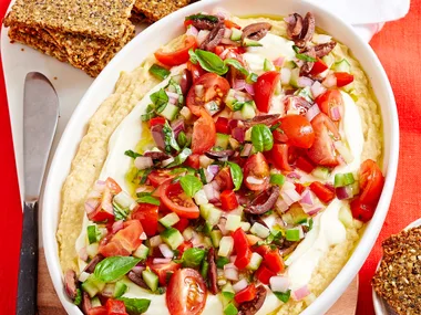 Greek layer dip