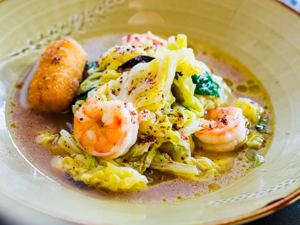 Minestra maritata (married soup)