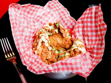 The Hideaway's buttermilk fried chicken