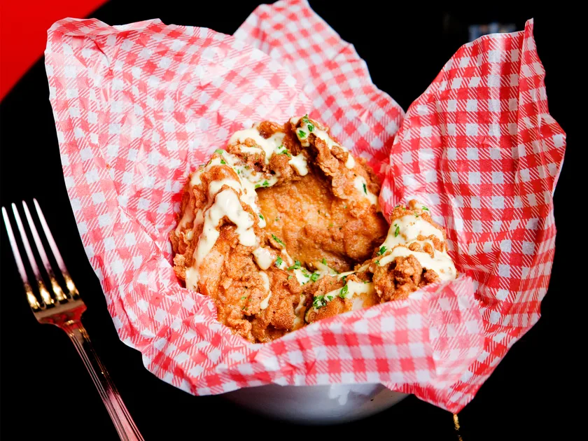 The Hideaway's buttermilk fried chicken