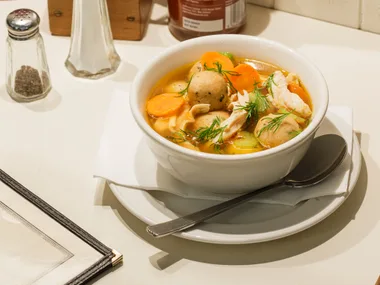 The Federal Delicatessen's matzo ball soup