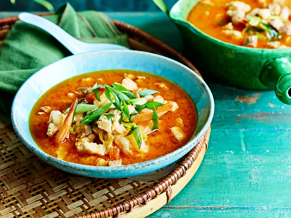 Spicy pork soup
