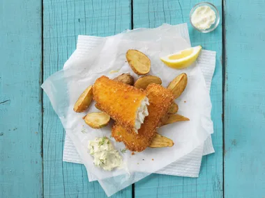 Hoki fillets and hand cut chips