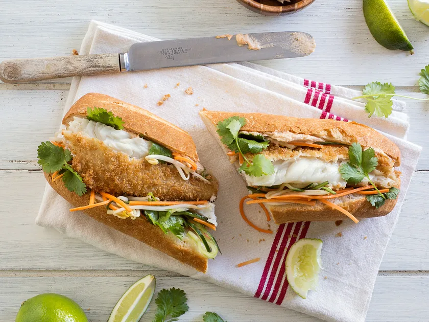 Nice and easy fish banh mi