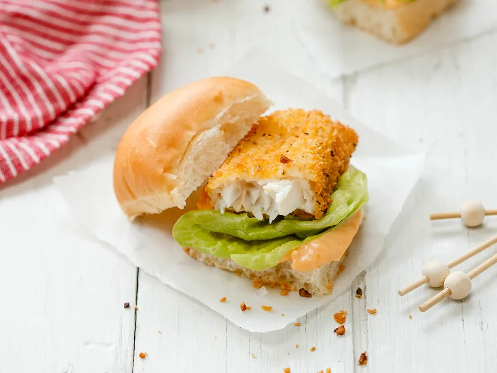 Lemon pepper fish sliders