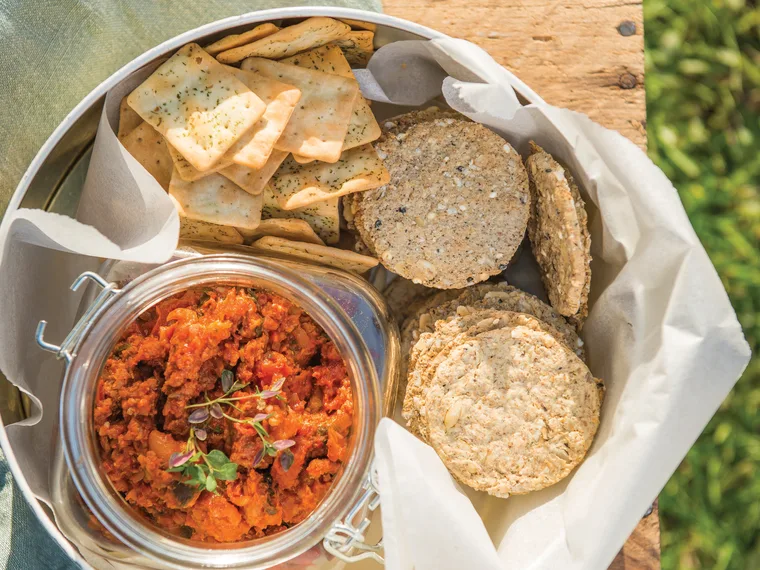 Chorizo, coriander and lime spread