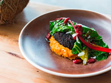 Braised venison with tamarillo