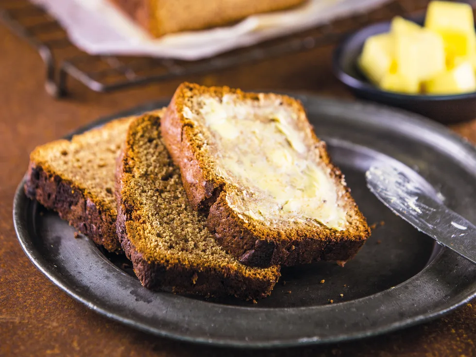 Spiced persimmon loaf