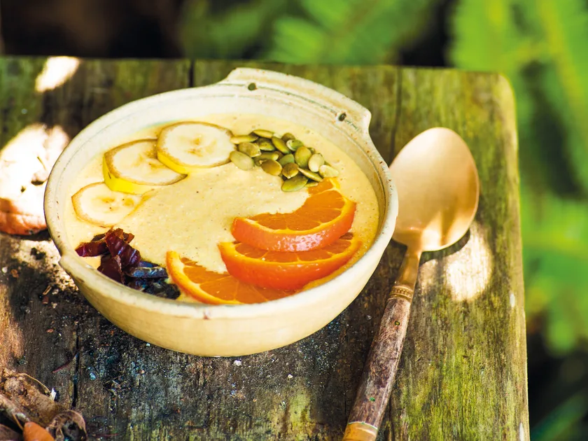 Soothing sunshine breakfast bowl