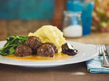 Classic Swedish beef meatballs