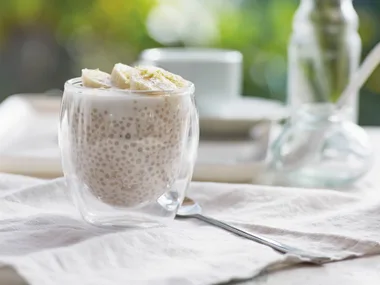 Creamy sago breakfast pud