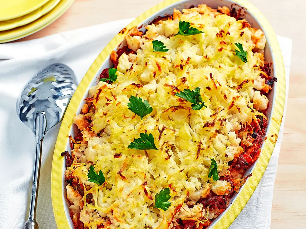 Lamb potato top pie