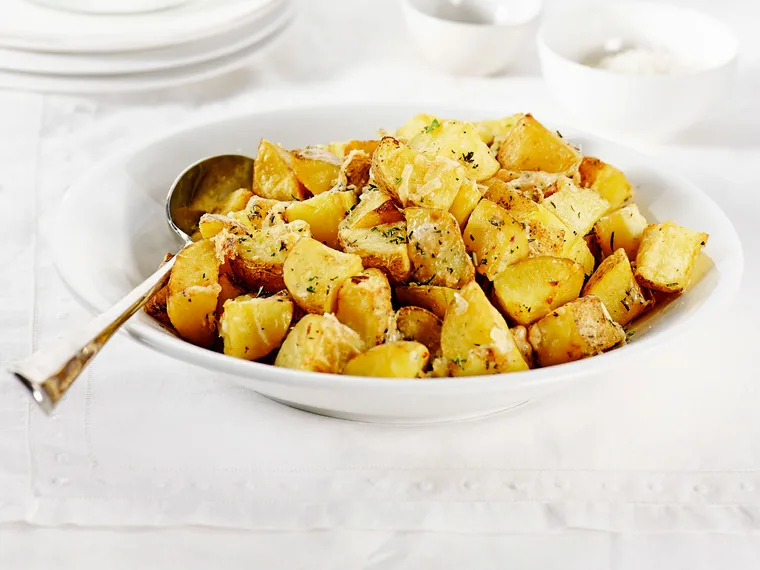 Parmesan garlic potato chunks