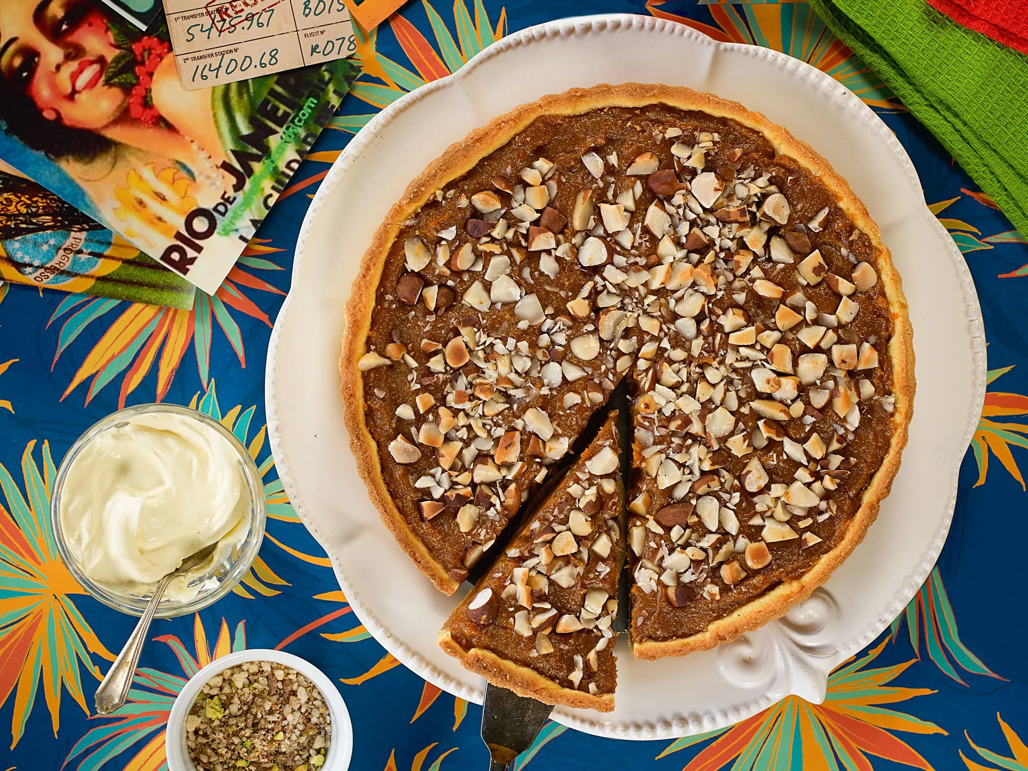 Torta de batata doce  – kumara tart