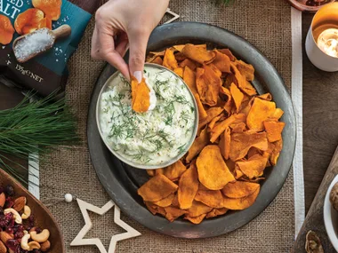 Cucumber and dill yoghurt dip