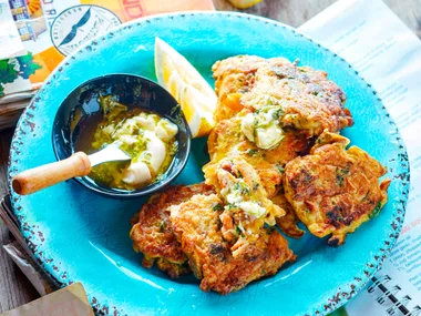 Mussel fritters