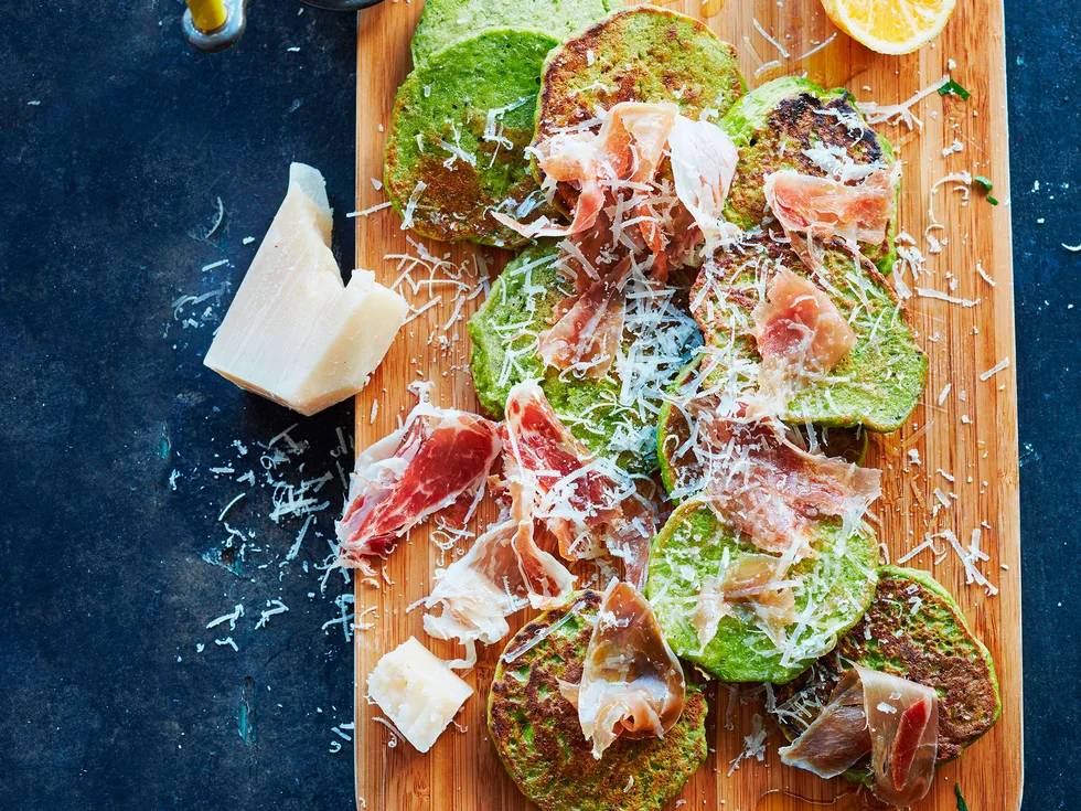 Pea and pecorino fritters