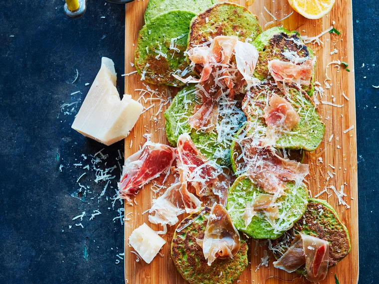 Pea and pecorino fritters