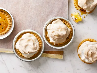 Lemon pie meringues