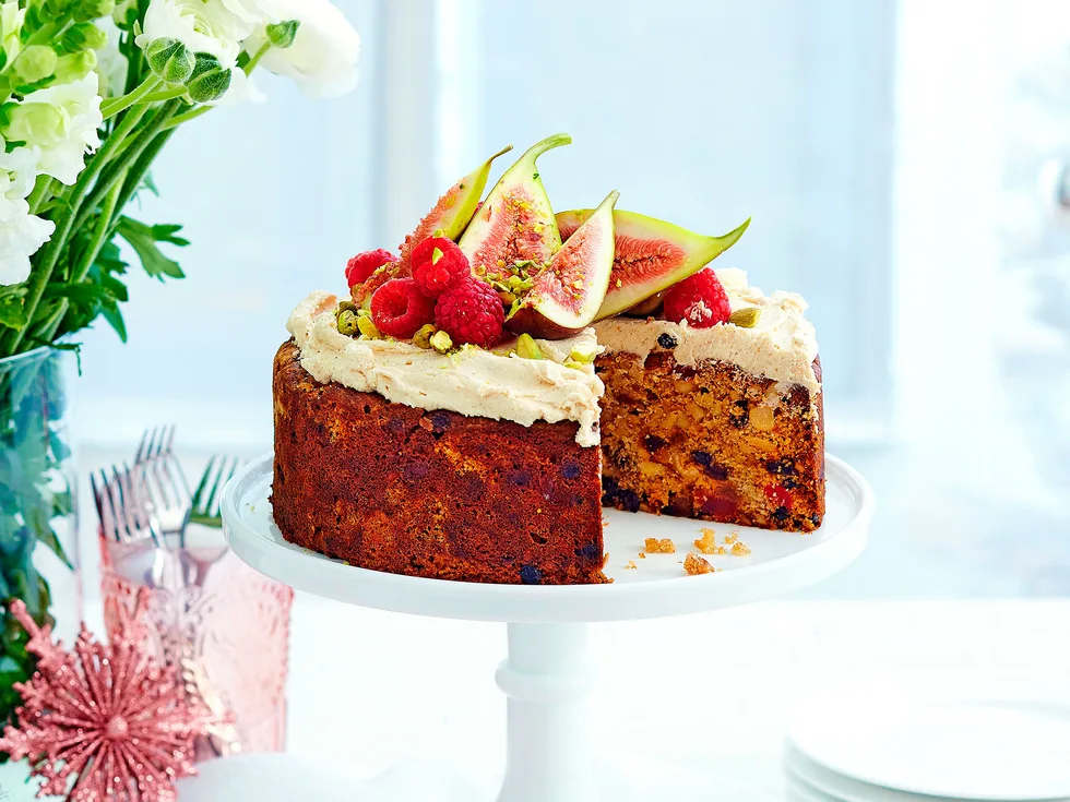 Modern christmas cake