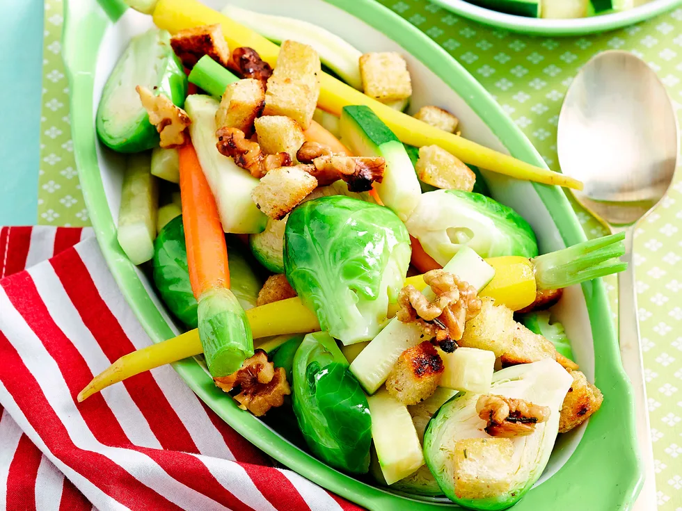 Mixed vegetable crumble