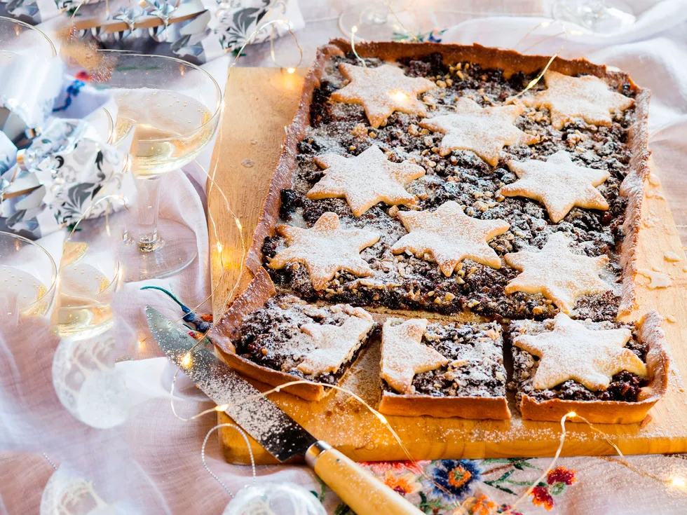 Christmas mince slab