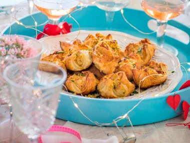 Smoked fish parcels