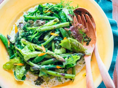 A real green salad