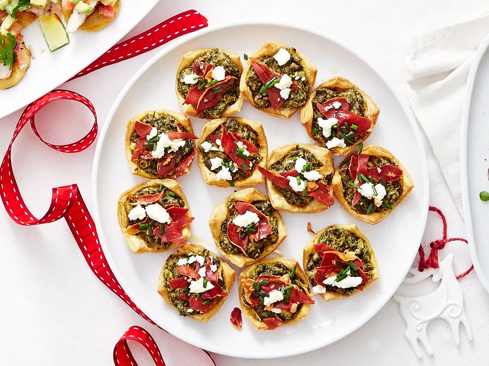 Spinach dip bites