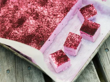 Pretty-in-pink marshmallows