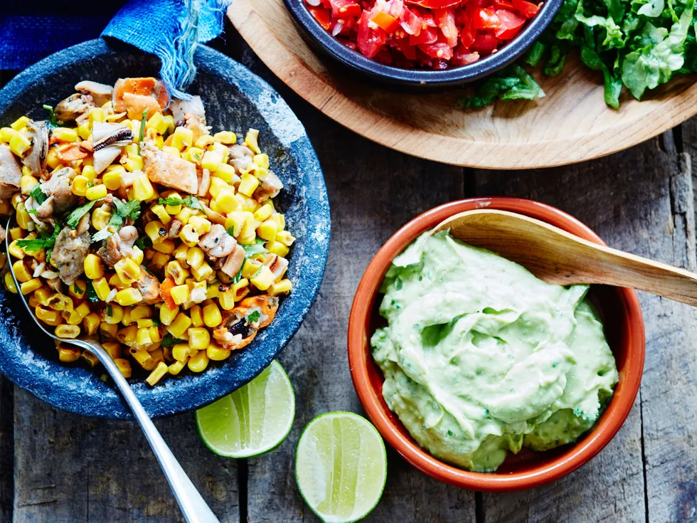 Smoked mussel mexi platter