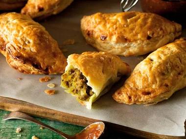 Spicy lamb and potato empanadas