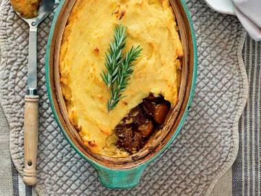 Lamb, rosemary and kumara pie
