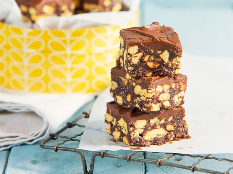 Chocolate fudge slice