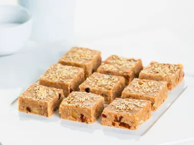 The Boat Shed Café’s ginger nut slice