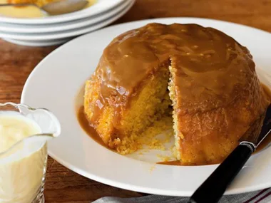 Butterscotch steamed pudding