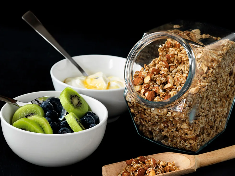 Hapuku Lodge and Tree Houses’ almond and apple granola