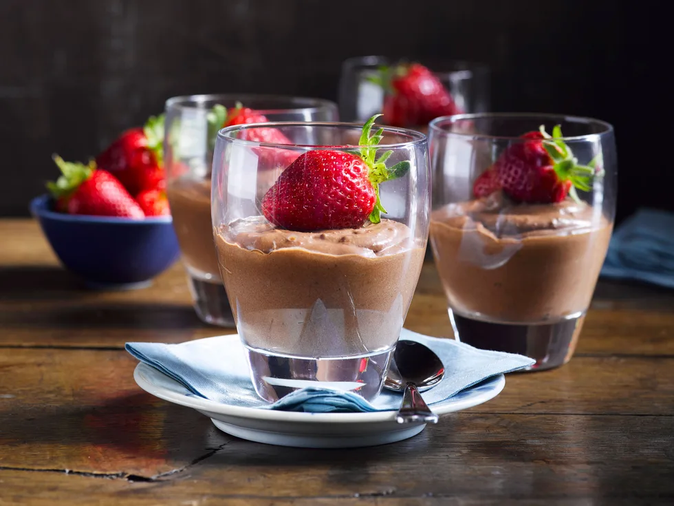 Chocolate date mousse